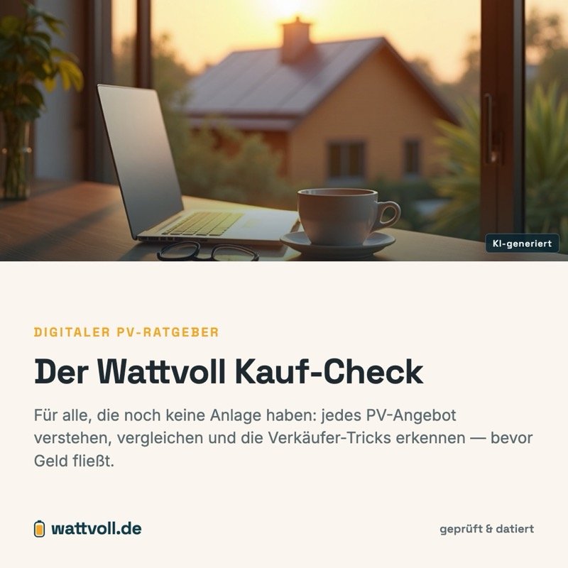 Produktbild: Der Wattvoll Kauf-Check